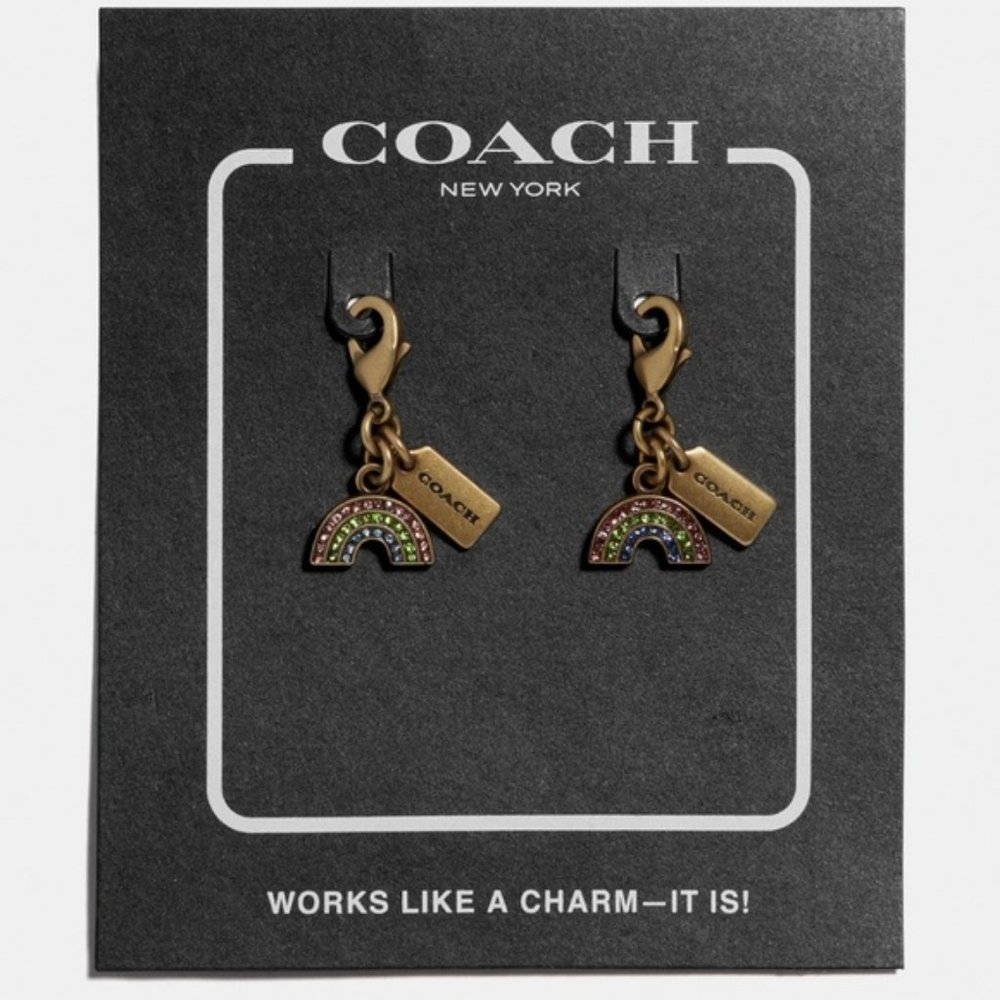 ⚡ Rare, Coach Rainbow Shoe/Bag Charms Limited Edition SOLD OUT! NWT!